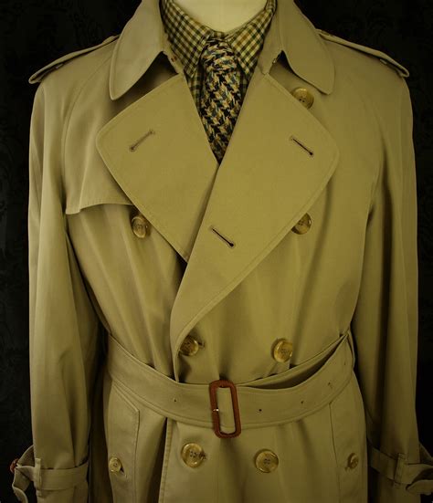 burberry clasic coat|vintage Burberry coat men.